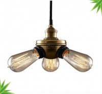 Taklampa med 3 glödlampor